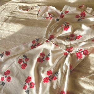 Amuse Society Floral Wrap Dress. Never Worn.
